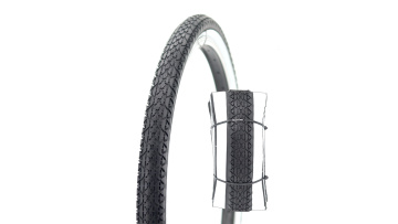 Folding bicycle tyre