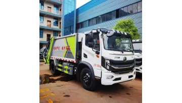 Reliable Dongfeng 4X2 12cbm Triangular Hopper Compress Refuse Truck1