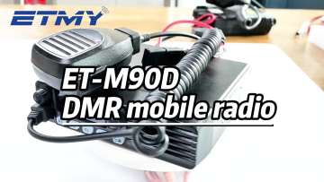 High Power 100W ECOME ET-M90D Vehicle Car Mobile Radio Communicator Base Station VHF UHF Dual Frequency Transceiver1