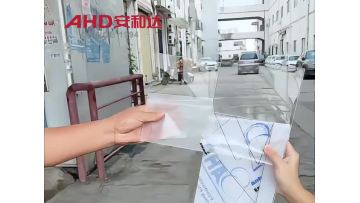 PC and acrylic sheet
