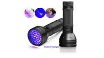 Flashlight Black Light 51 LED 395 nM Ultraviolet Blacklight Detector for Dog Urine, Pet Stains and Bed Bug Ultra Bright Portable1