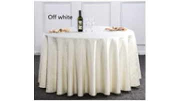 Supreme Graceful Ivory Wedding Table Clothes for Banquet Hall1
