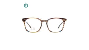 IU-LM8006 Vintage Square Rim Acetate Eyeglasses1