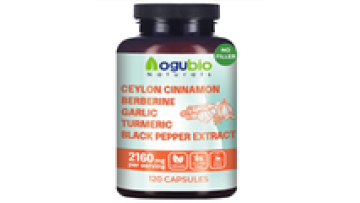 Ceylon Cinnamon Capsules with Turmeric, Apple Cider Vinegar & Herbal Blend1