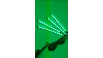 LED Music Sync RGB Remote Control Car Ambient Light LED Car Foot Starry Light led Strip Light1