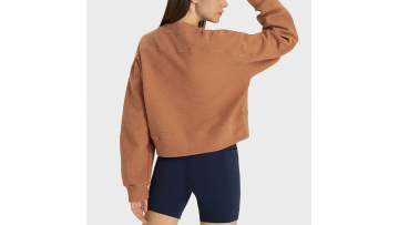 Womens Sports Cropped Hoodies