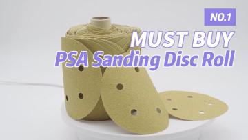 PSA sandpaper roll