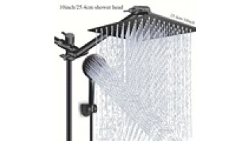 Modern 10 Inch Rain Showerhead with Tool-Free Connection - Popular Bathroom Shower Set1