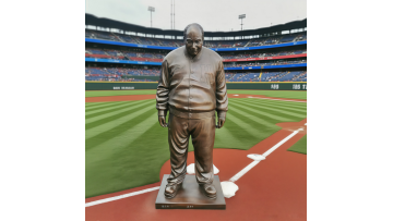 Custom Bronze Harrison Huskies Baseball Statue