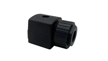 Type 2508 DIN43650A Black 18mm IP65 2P+E 3P+E Solenoid Valve Coil Connector EN175301-803 DIN 43650 Form A1