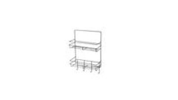 Wall-Mounted Double-Layer Iron Kitchen Seasoning Rack for Bathroom Toiletries Storage1