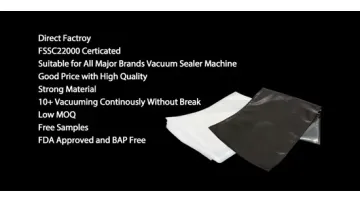 Embossed Vacuum Bag Nylon Co-Extruded Black Back Vacuum Seal Bag1