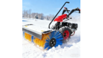 15HP Gasoline Riding Snow Sweeper with 110cm Cleaning Width - Efficient Snow Removal Solution for Commercial & Residential Use1
