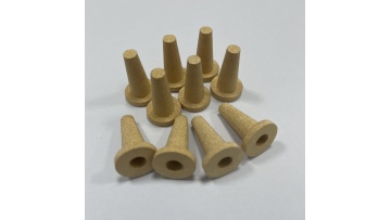 Conical copper cap, sintered with copper powder