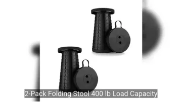 2-Pack Folding Stool, 400 Lb Load Capacity, Lightweight and Strong1
