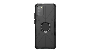Shock proof phone case with magnetic kickstand 