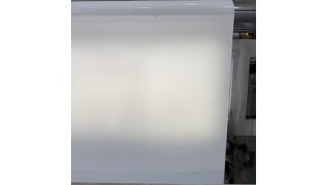 \Livite 870gsm white glossy PVC coated liners tent materials for outdoor camping is in production.