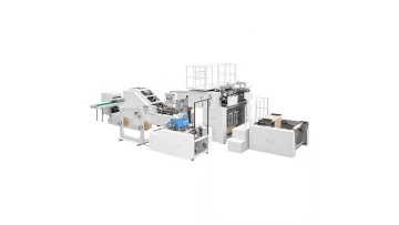 Best Selling High-speed Full automatic high speed square bottom tape machine round rope Paper Bag Machine1