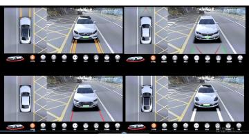 driving track  360 driving recorder four-way video