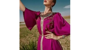 BA7026 ODM Fashion Dubai Dress Robe Kaftan Maxi Abaya Jalabiya Islamic Women Clothing  Dress1