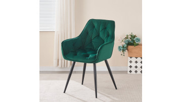 BR-039 Bribrion Ainpecca Velvet dining chair