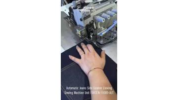 Automatic Jeans Side Seamer Linking Sewing Machine Unit FOXSEW FX889-AUT