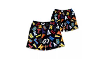 Mens 100% Polyester Linen All Over Print Swim Mesh Shorts for Men Wholesale1