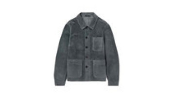 European American Spring Autumn Men's Multicolor Belt Pocket Suede Lapel Button Casual Long-sleeved Shirt Jacket Coat1