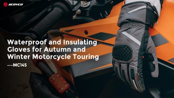 Waterproof and Insulating Gloves for Autumn Winter Motorcycle Touring - MC145