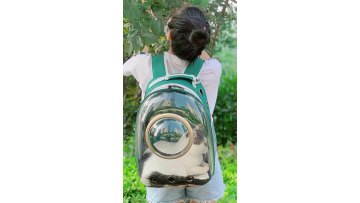 Outdoor Traveling Expandable Cat Backpack Carrier Bubble Bag Space Capsule Pet Carrier For Large Cat And Small Dogs1