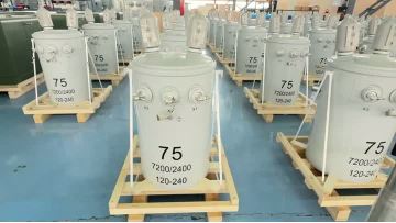 75KVA 7200/2400V 120/240V POLE MOUNTED TRANSFORMER