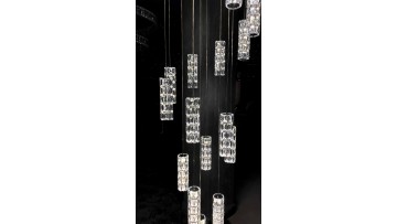 Elongated Cylindrical Stair Ceiling Lights 