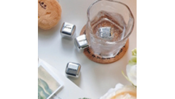 Custom logo Stainless Steel Ice Cubes 304 Food Grade Metal Ice Cubes Frozen Tartar Hot Selling Whiskey Stones1