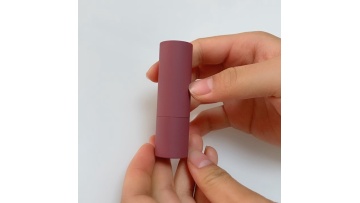 Red rubber spraying magnetic lipstick containers lipstick tube with luxury quality1
