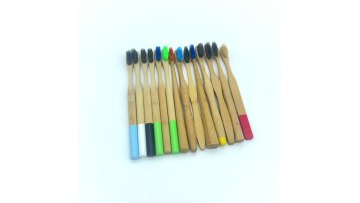 Natural bamboo tooth brush eco friendly tooth brush with nylon hair for kids and adults1