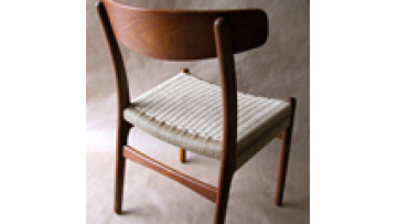 Free sample Home Furniture Solid Wood and Rattan Wicker Back with Soft Cushion Kitchen Dining Restaurant Chair1