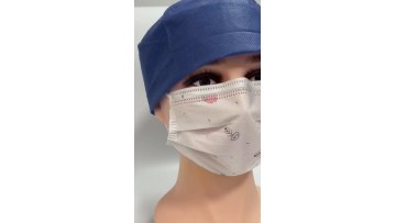Safety medical adult face mask with watermelon pattern1