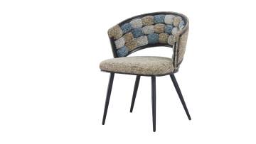 BR-YH-052 Elevate Your Space with This Modern Upholstered Chair for Dining and Leisure