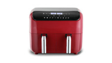 LED Digital Double air fryer with dual basket electric intelligente without oil air fryer ovens 4-in-1 versatility1