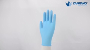 light blue nitrile gloves,medical gloves,food gloves,lab examination gloves