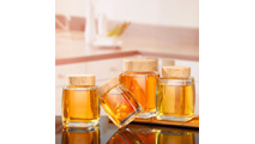 Factory Direct Luxurious Glass Bottle Storage Jar Honey Jar Food Packaging Jar With Screw Lid1