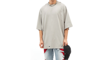 Plain Cotton Tshirts Distressed T-shirt Oversized Drop Shoulder T-shirts1