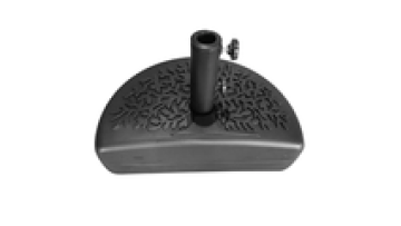 Hot Selling 18L PE Shell Injection with Water Plastic Umbrella Black Base with Half Moon Design1