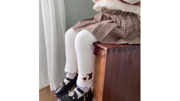 Autumn and winter plush thick children's leggings