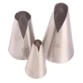 3PCS/SET 580S#580#686 Cake Nozzles Cream Decoration Cake Head Steel Icing Piping Nozzle Tips Fondant Pastry Tools