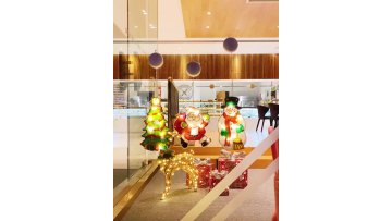 Christmas Light LED Night Star Tree Atmosphere Curtain Home Party Window Decoration Lanterns Sucker Hanging Lamp Decoration1