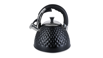 Diamond-shaped black coating stove-top kettle FH-693B