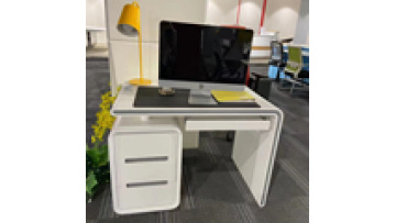 The Latest Distinctive, Compact, and Contemporary White Office Furniture Featuring Built-in Drawers for Home Computer Desks1
