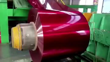Color coating roll