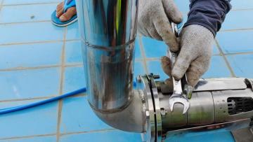 DEWY Saudi Fountain Project Pump Installation